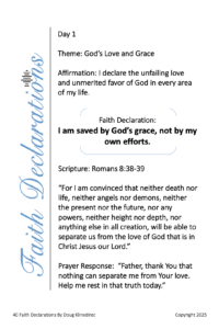 40 Days of Faith Declarations Guide