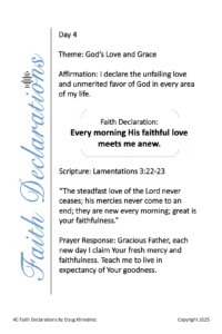 40 Days of Faith Declarations Guide
