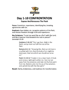 40 Day Breakthrough Guide