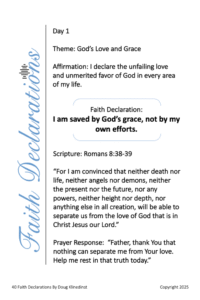 40 Days of Faith Declarations Guide