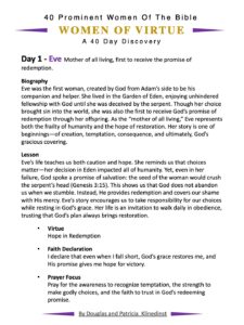 40 Women Of Virtue