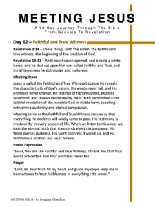 90 Day Journey Meeting Jesus Discovery