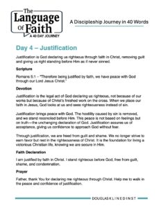 40 Day Journey - The Language Of Faith