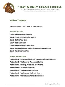 7 Day Money Crash Course