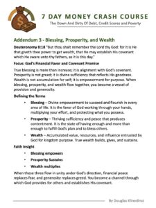 7 Day Money Crash Course